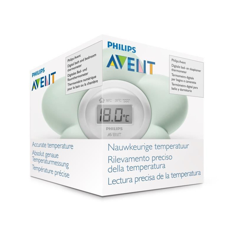 PHILIPS AVENT SCH480 / 00 Baby digital bath thermometer - Green