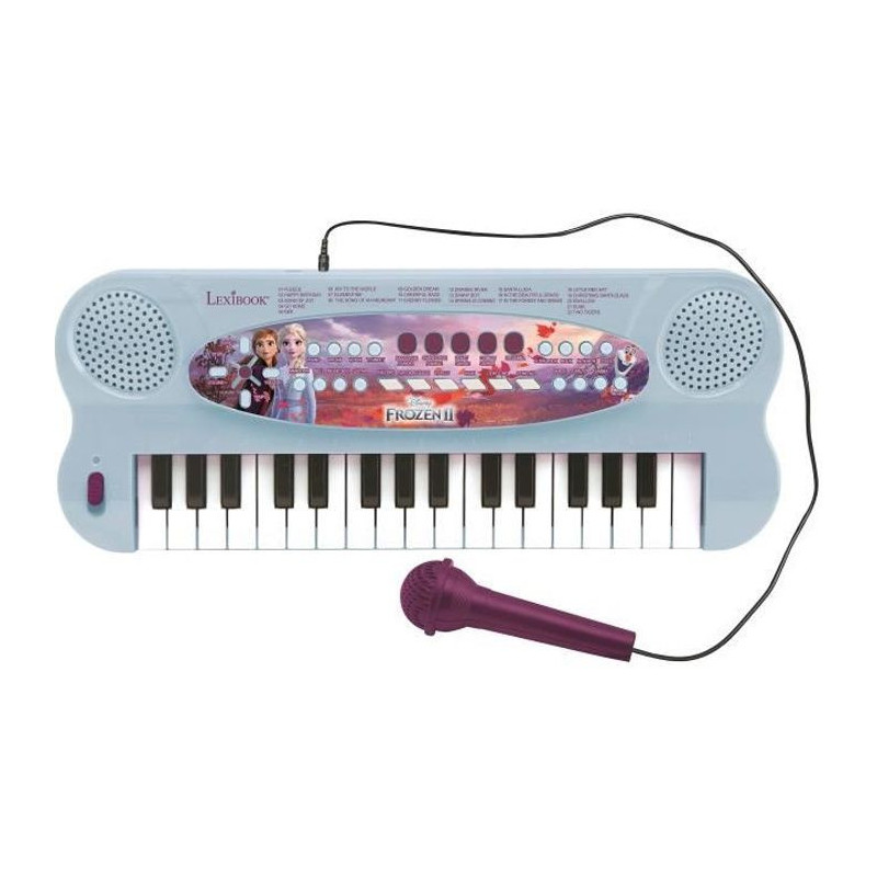 LEXIBOOK - Frozen II - Electronic Keyboard with Mic (32 keys)
