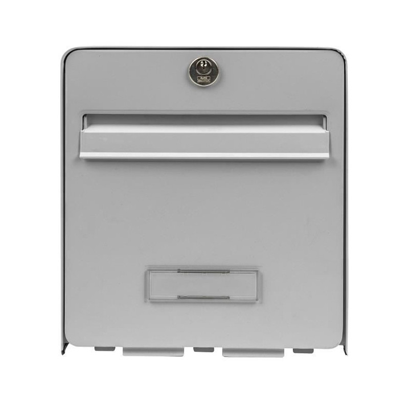 Burg Wachter Mailbox Favor in Galvanized Steel - 1 Door - Gray