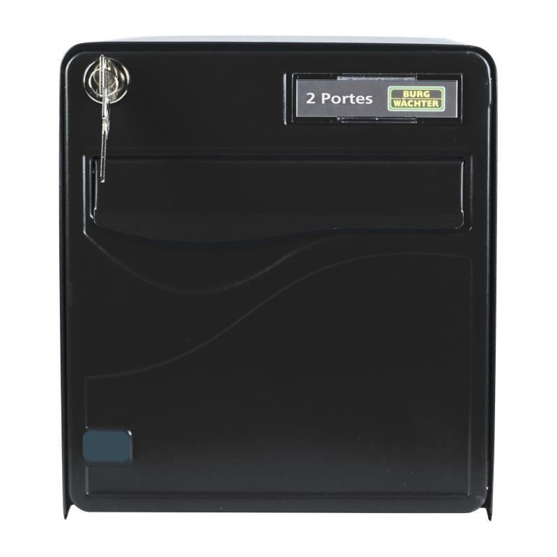 BURG WACHTER BALTIC 2-door mailbox - Free-standing - Galvanized steel