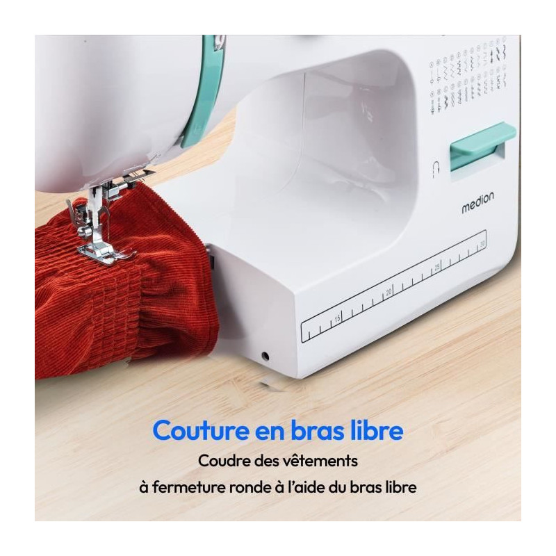 Sewing Machine - MEDION - SM 60 - 62W - 24 Stitches + Double Stitches