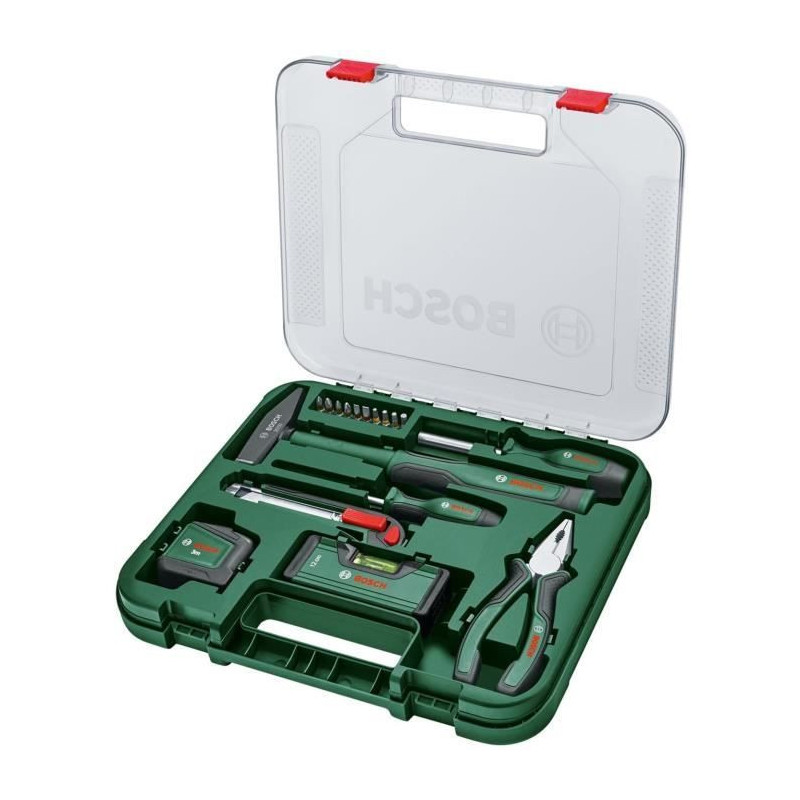 Bosch 17-piece "Universal" hand tool set (versatile repair tool kit fo