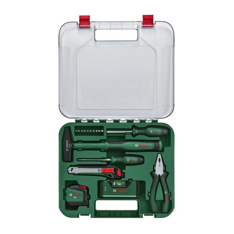 Bosch 17-piece "Universal" hand tool set (versatile repair tool kit fo