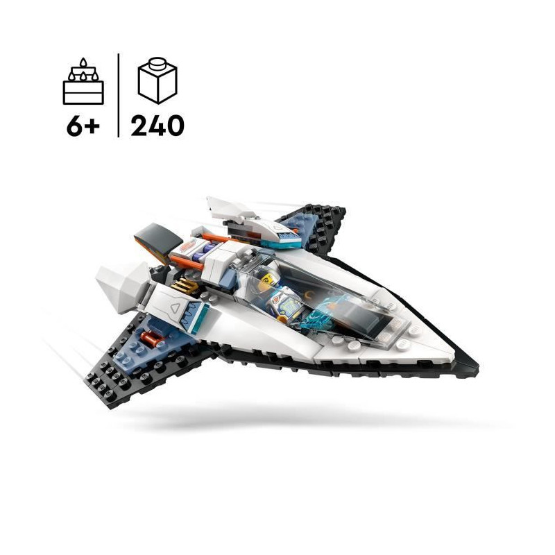 LEGO 60430 City Interstellar Spaceship, Space Toy, Gift for Children A