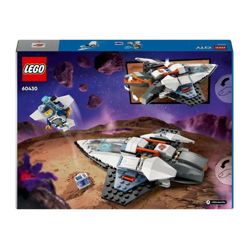 LEGO 60430 City Interstellar Spaceship, Space Toy, Gift for Children A