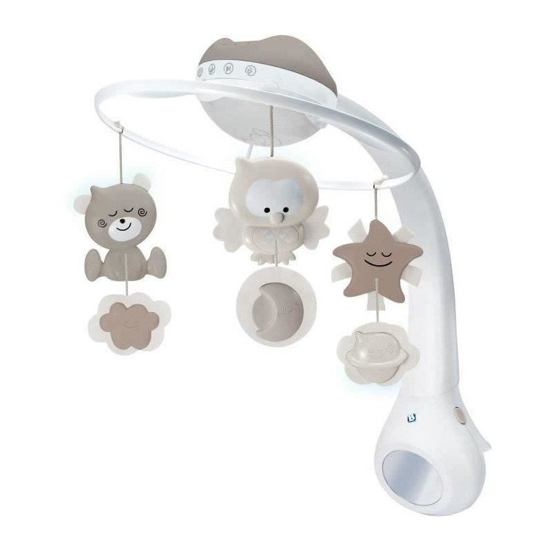Musical mobile and projector - INFANTINO - Sweet Night 3-in-1 - Grey