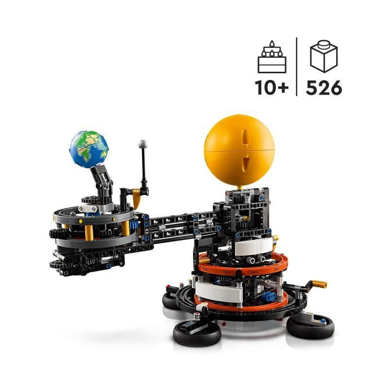 LEGO Technic 42179 Planet Earth and Moon in Orbit, Toy, Solar System T