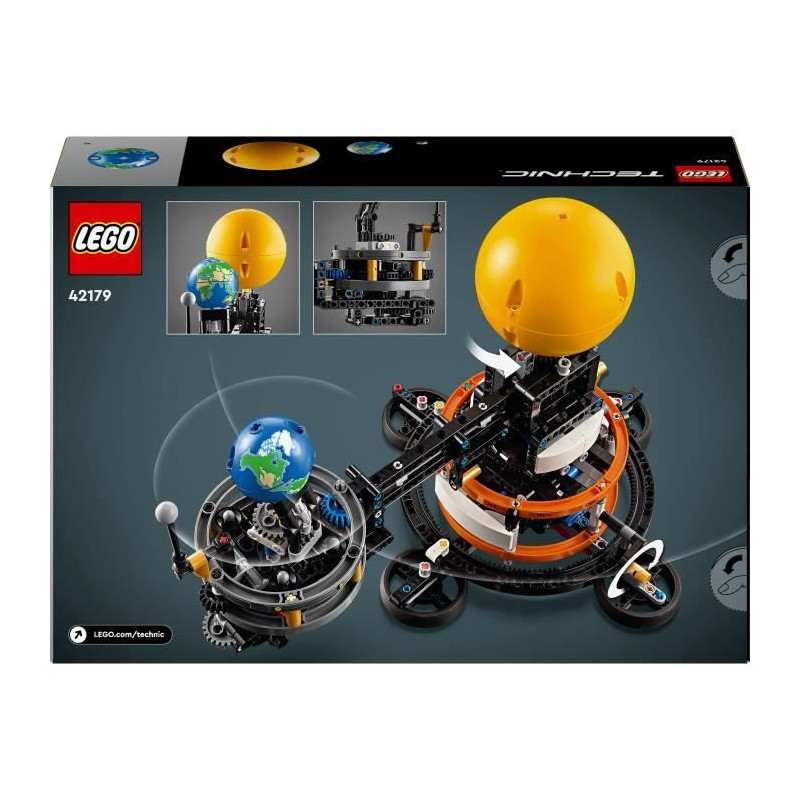 LEGO Technic 42179 Planet Earth and Moon in Orbit, Toy, Solar System T