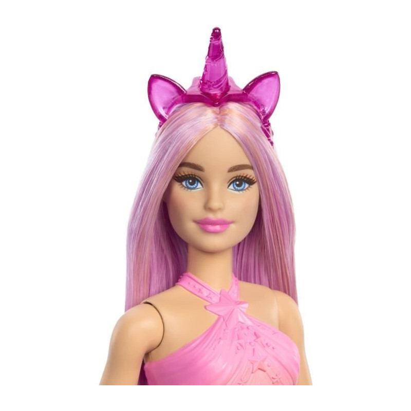 Barbie Unicorn Dolls with Fancy Hair and Ombre Outfits HRR13