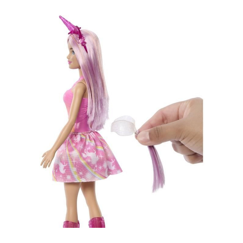 Barbie Unicorn Dolls with Fancy Hair and Ombre Outfits HRR13