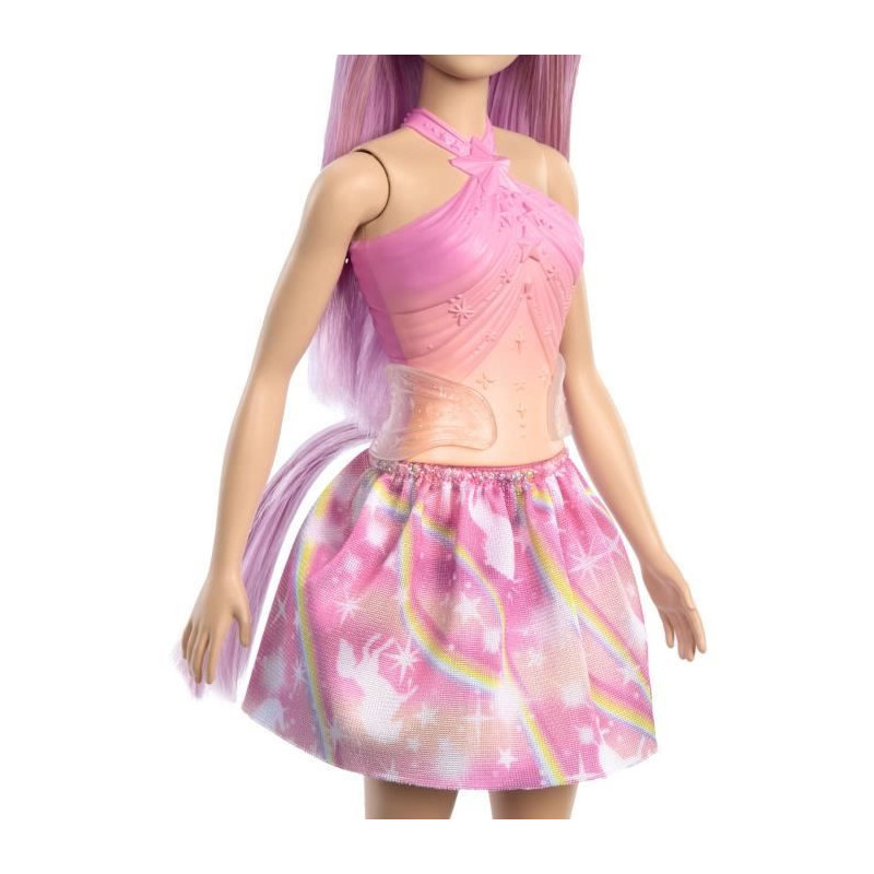 Barbie Unicorn Dolls with Fancy Hair and Ombre Outfits HRR13