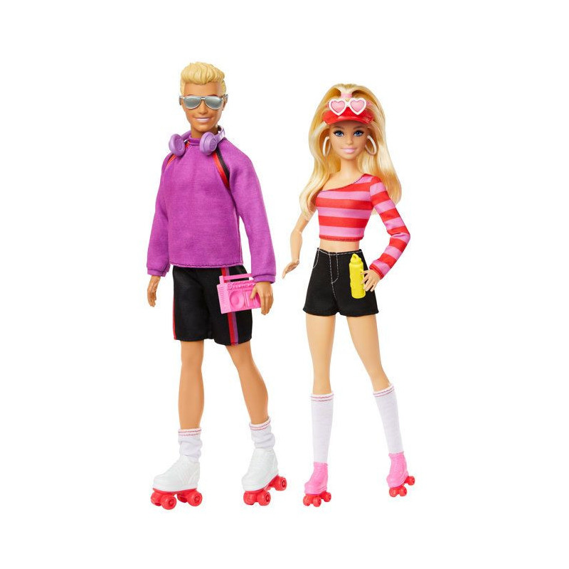 Barbie-Fashionistas-Dolls and accessories set roller skates HXK90