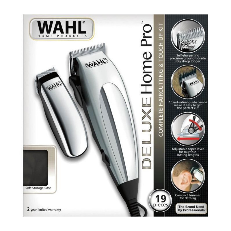 Deluxe Home Pro hair clipper - WAHL 79305-1316 - Professional - 8 cutt
