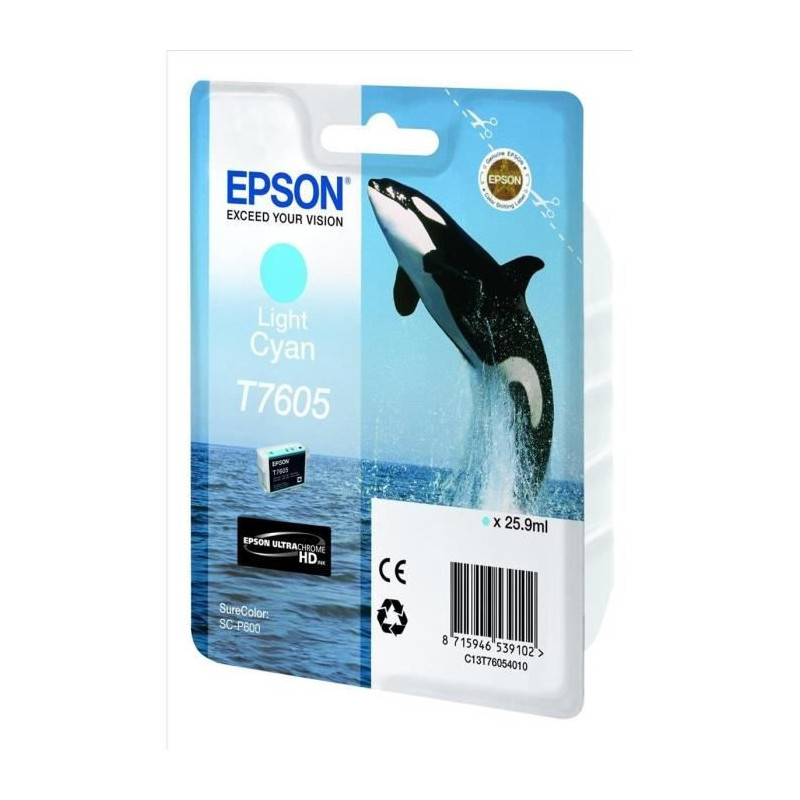 Epson T7605 Orb Cartridge Light Cyan