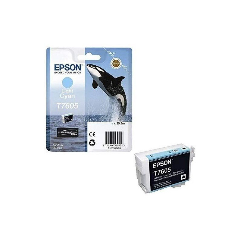 Epson T7605 Orb Cartridge Light Cyan