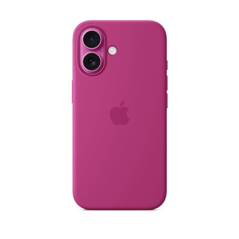 APPLE iPhone 16 - Silicone Case with MagSafe - Fuchsia