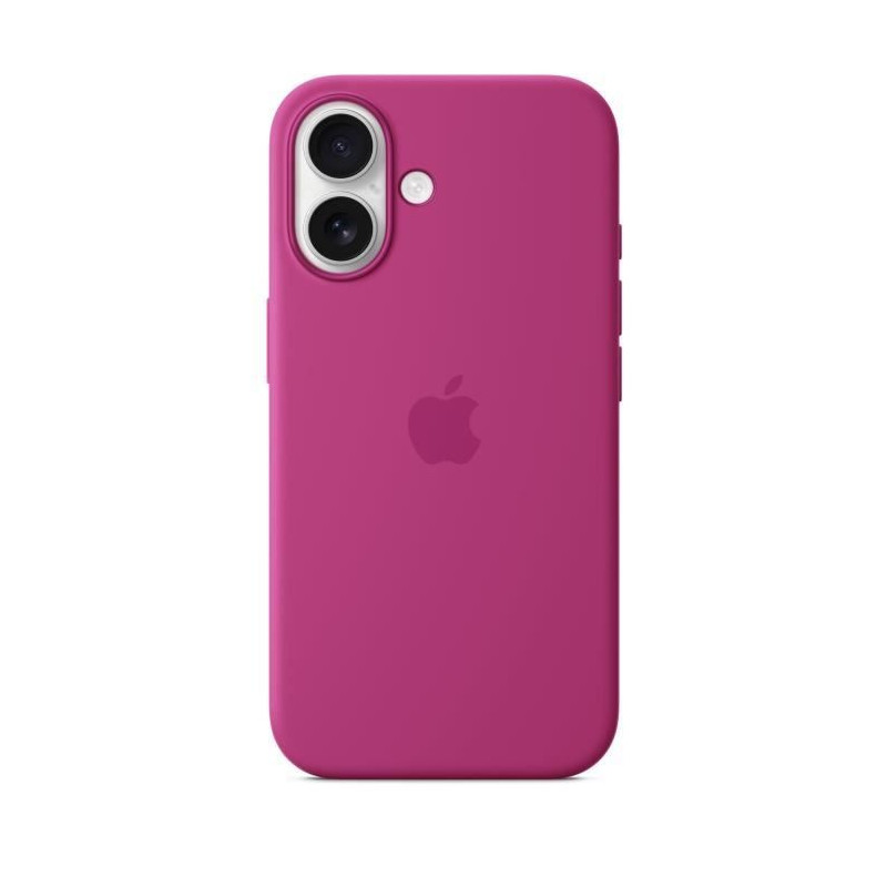 APPLE iPhone 16 - Silicone Case with MagSafe - Fuchsia
