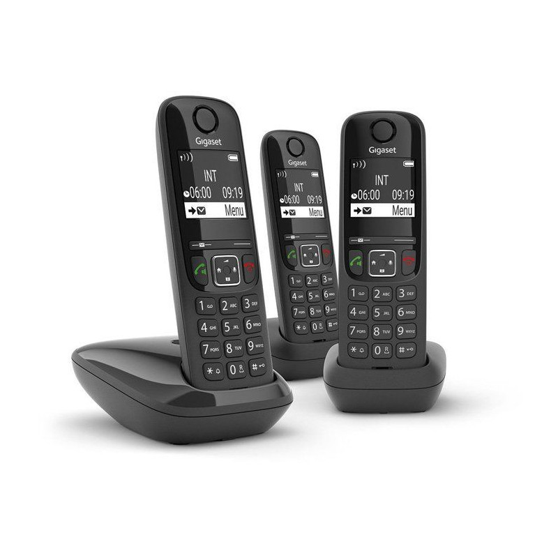 GIGASET Landline Phone AS690 Trio Black