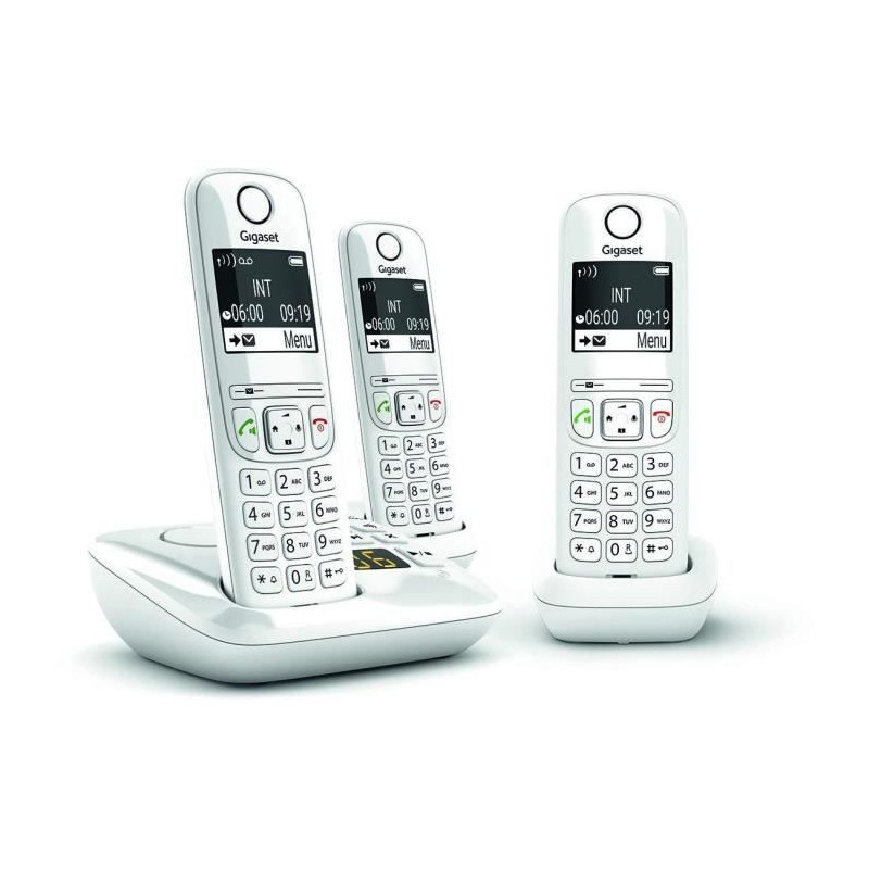 GIGASET Landline Telephone AS690 A Trio White