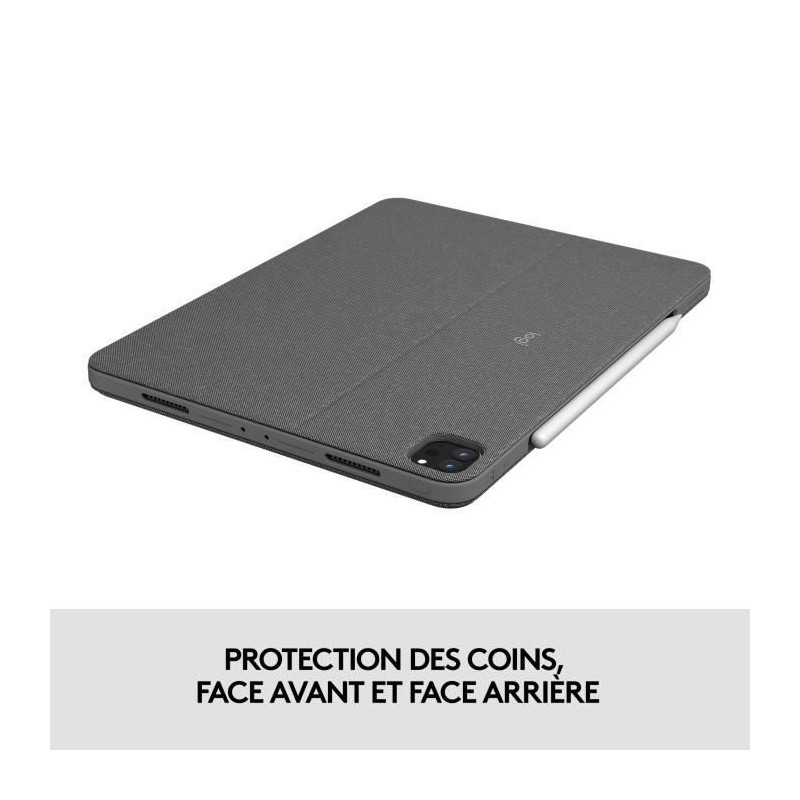 Keyboard and case - Tablet - Logitech - COMBO TOUCH IPAD AIR PRO 12.9