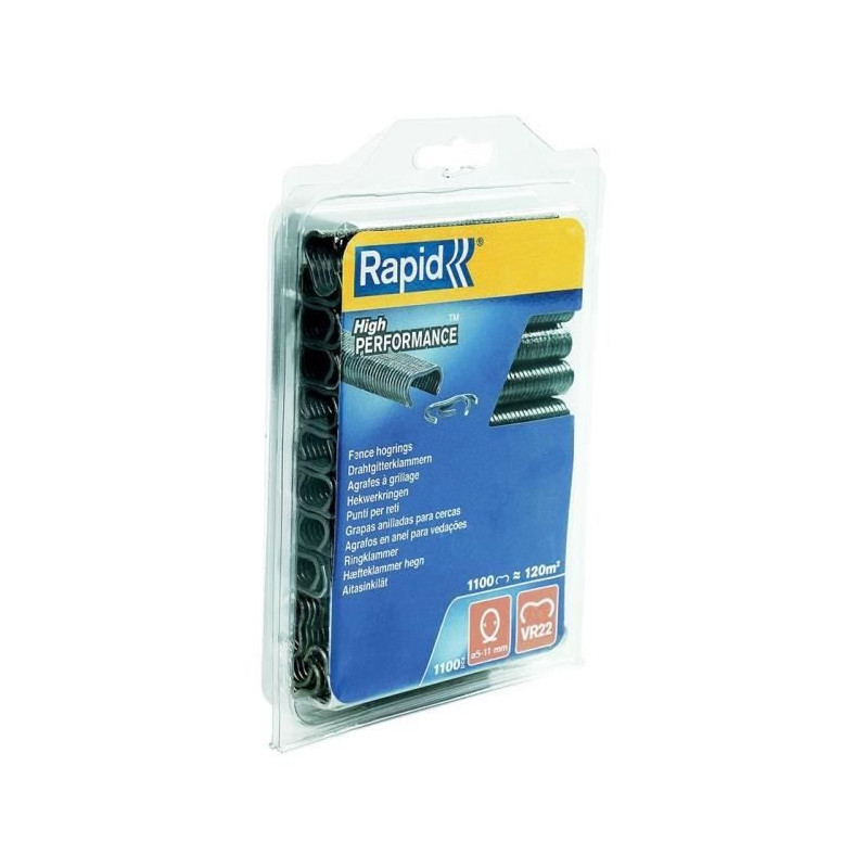 Grillage Staples Rapid VR22 gray