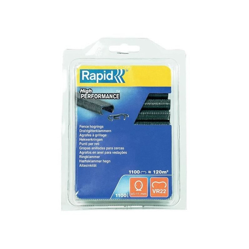 Grillage Staples Rapid VR22 gray