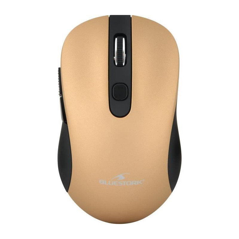 BLUESTORK Wireless Mouse - 2.4 Ghz - 6 buttons - Metallic gold