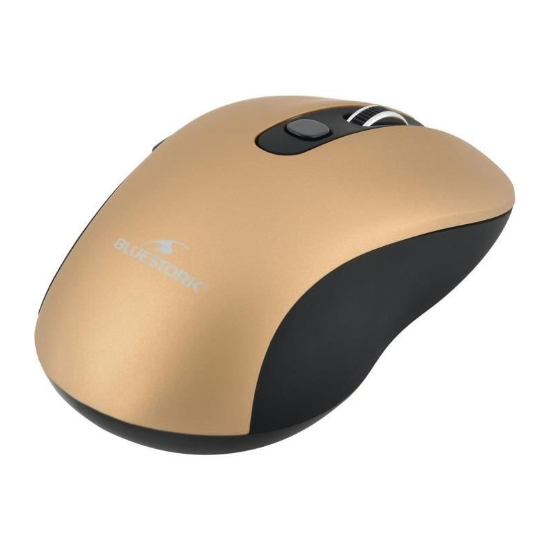 BLUESTORK Wireless Mouse - 2.4 Ghz - 6 buttons - Metallic gold