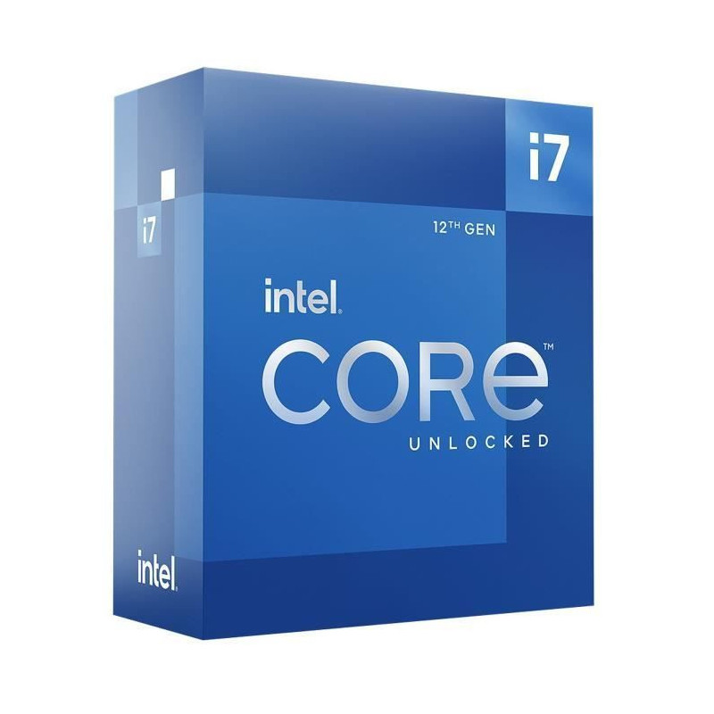 Processor - INTEL - Core i7-12700K - 12 cores (8P + 4E) - Socket LGA17