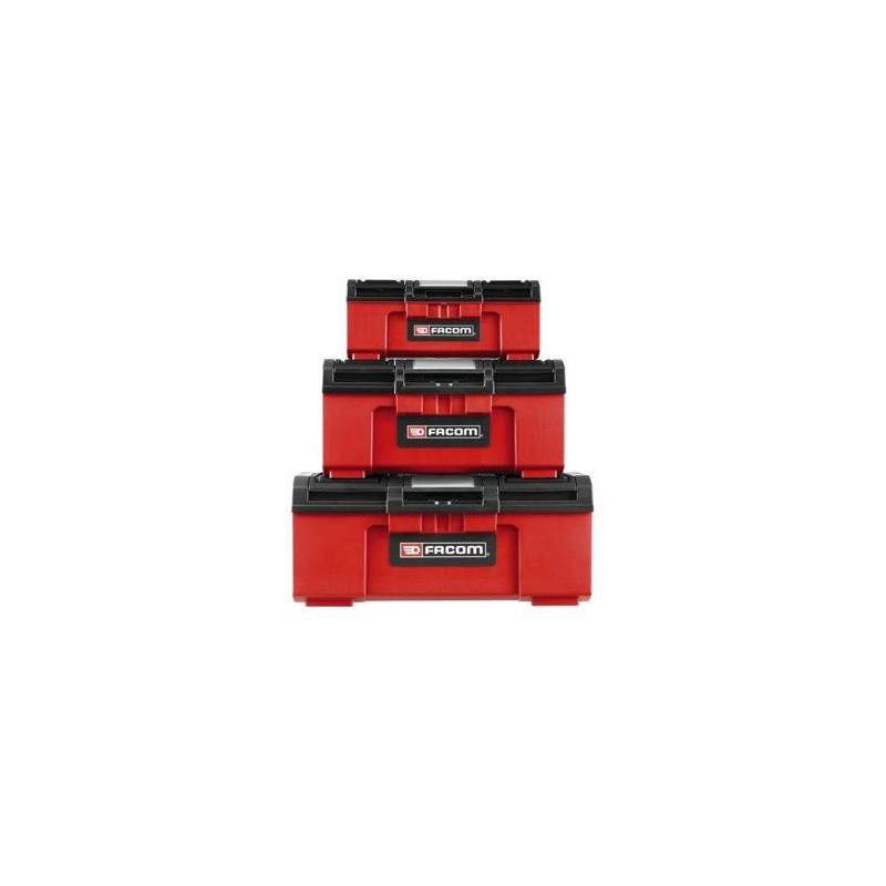 FACOM 19 '' PLASTIC TOOLBOX 2 storage compartments. Locking by padlock