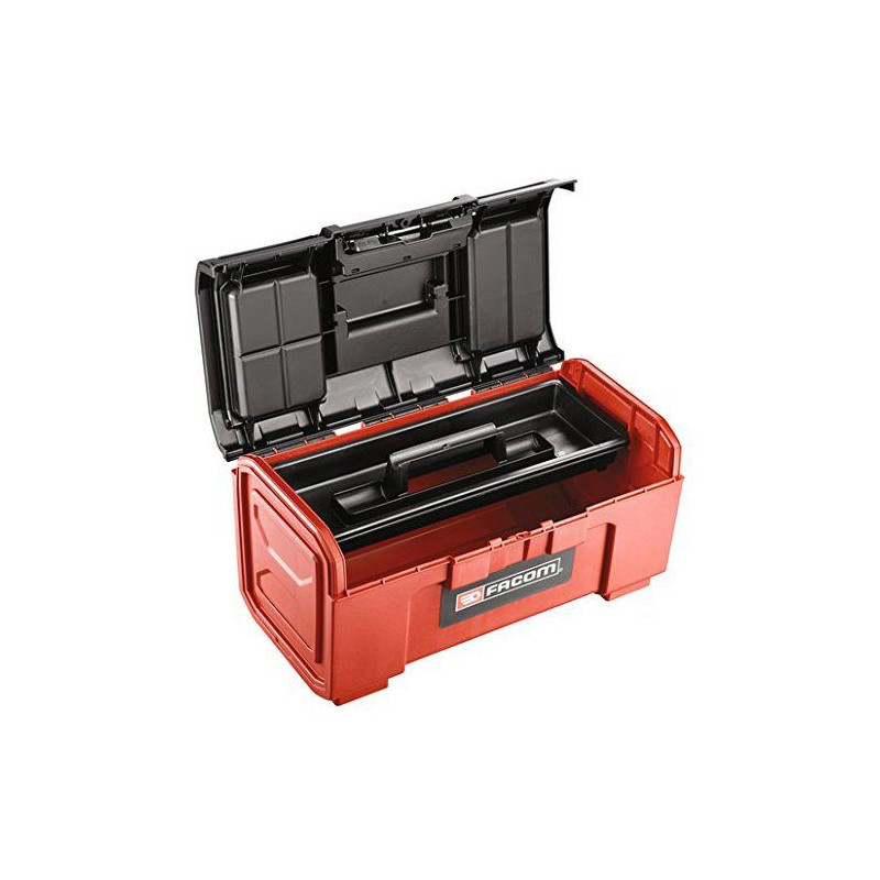 FACOM 19 '' PLASTIC TOOLBOX 2 storage compartments. Locking by padlock
