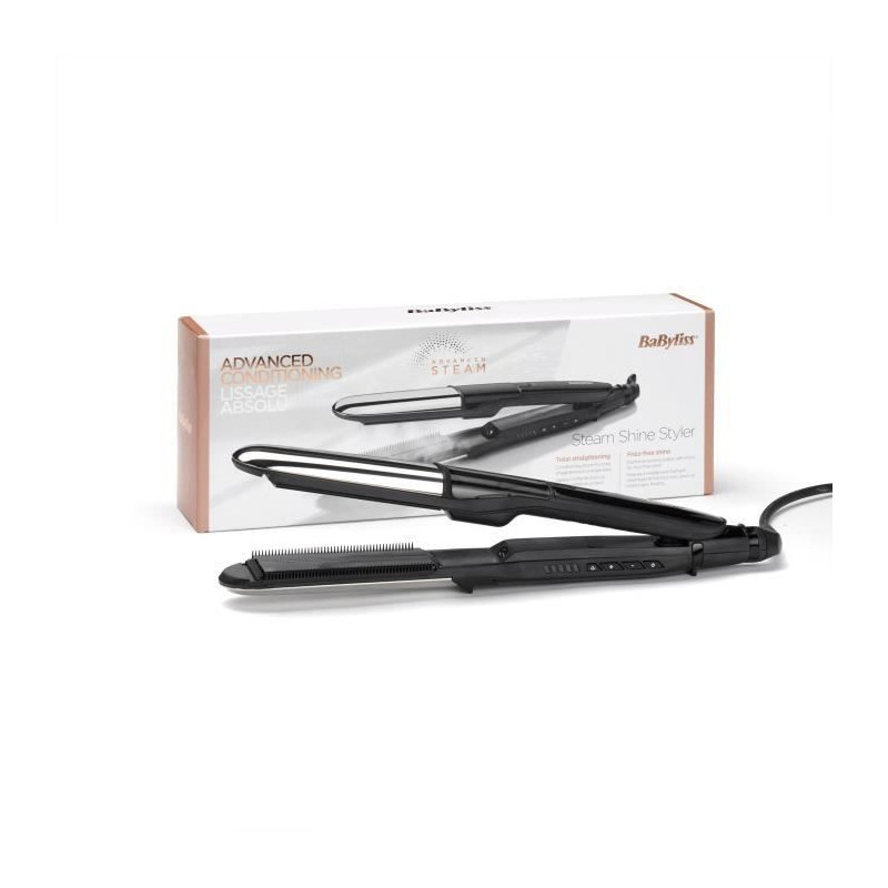 BaByliss ST496E - BaByliss Steam shine steam straightener - 5 temperat