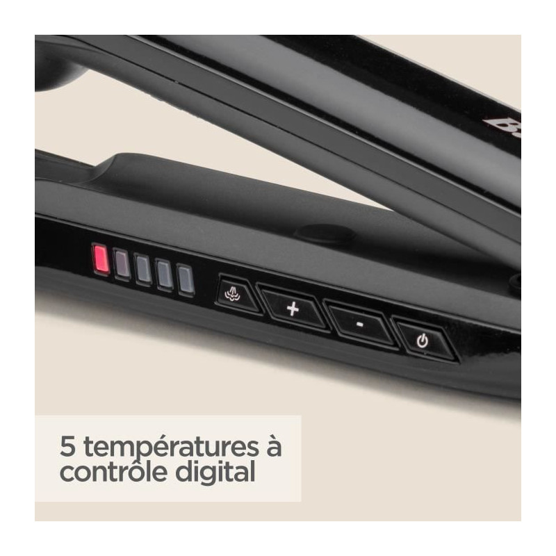 BaByliss ST496E - BaByliss Steam shine steam straightener - 5 temperat