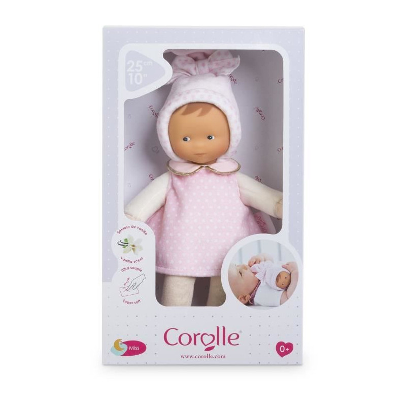 Doudou - COROLLE - Miss Reves d'Étoiles - 25 cm - vanilla scent - fro