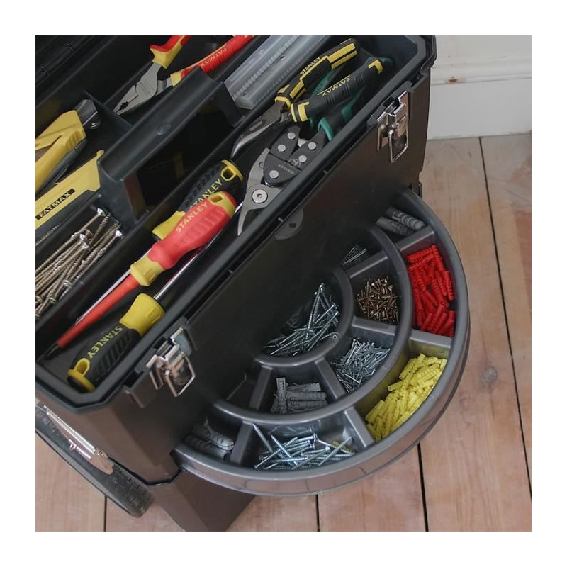 STANLEY Empty workshop trolley Carbon