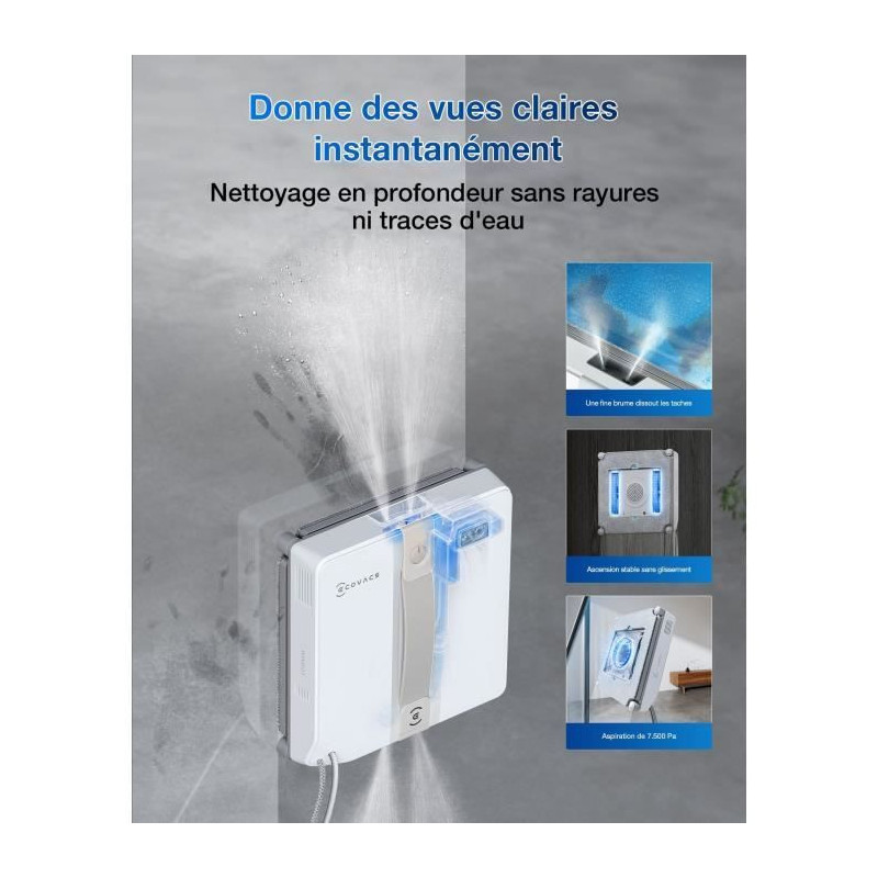 ECOVACS WINBOT Mini - Window Cleaning Robot - Compact Design - Dual No