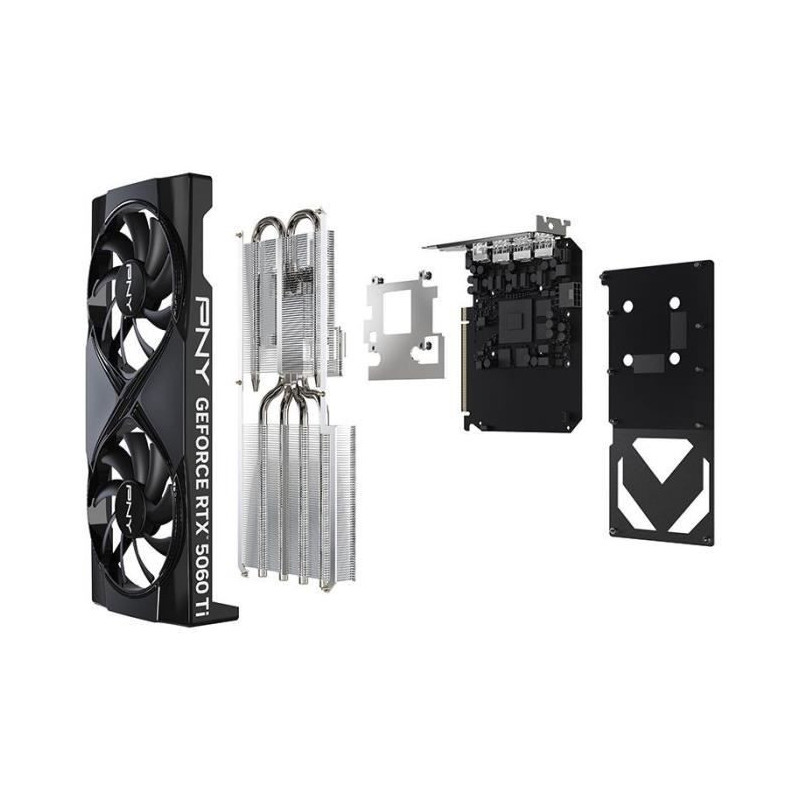 PNY - Graphics card - GeForce RTX™ 5060 Ti - 16GB - Overclocked Dual