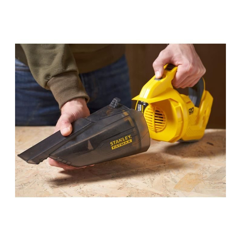 Cordless handheld vacuum cleaner - 18V - 45 Air Watts, 1300 L/min, 500