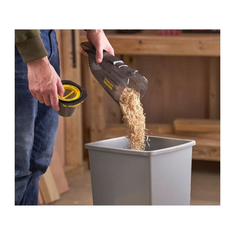 Cordless handheld vacuum cleaner - 18V - 45 Air Watts, 1300 L/min, 500