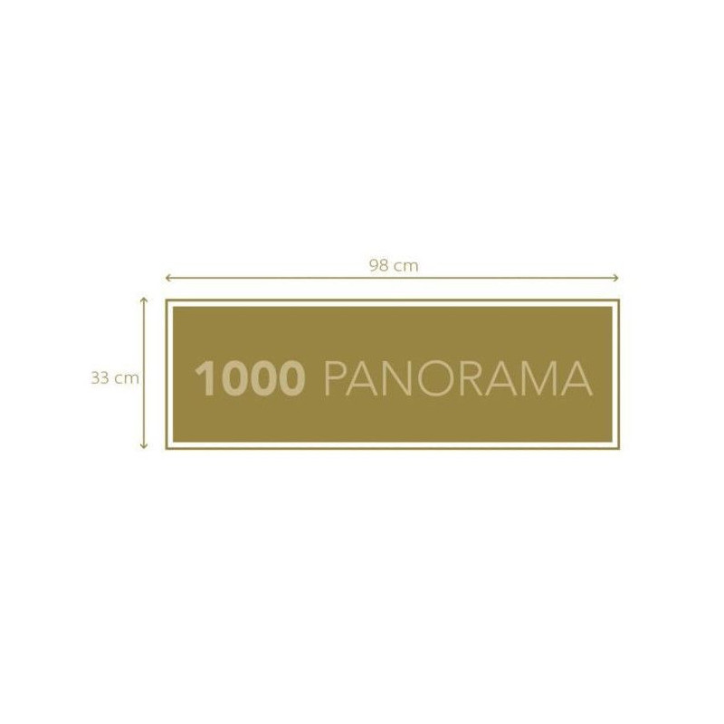 CLEMENTONI - Compact 1000 pieces Panorama - Marvel, The Avengers