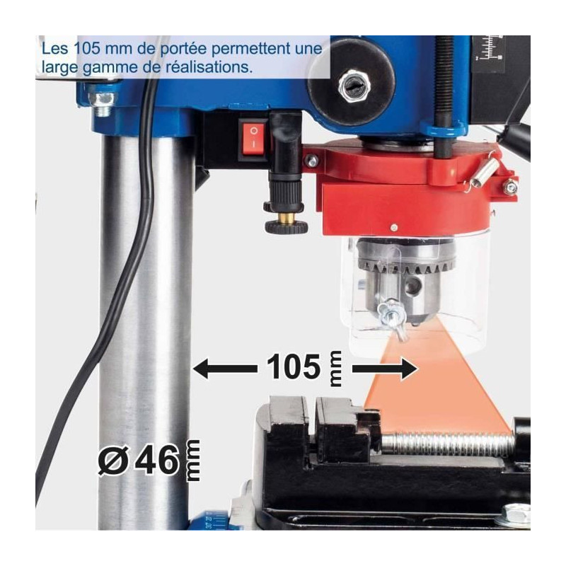 Scheppach 500W column drill - DP16VLS