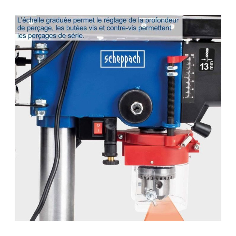 Scheppach 500W column drill - DP16VLS