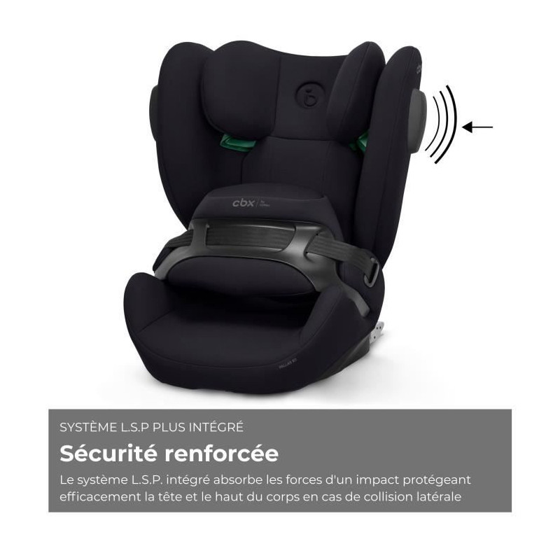 Car seat - CYBEX - Pallas B3 i-Size Pure Black - Group 1/2/3 - Reclini