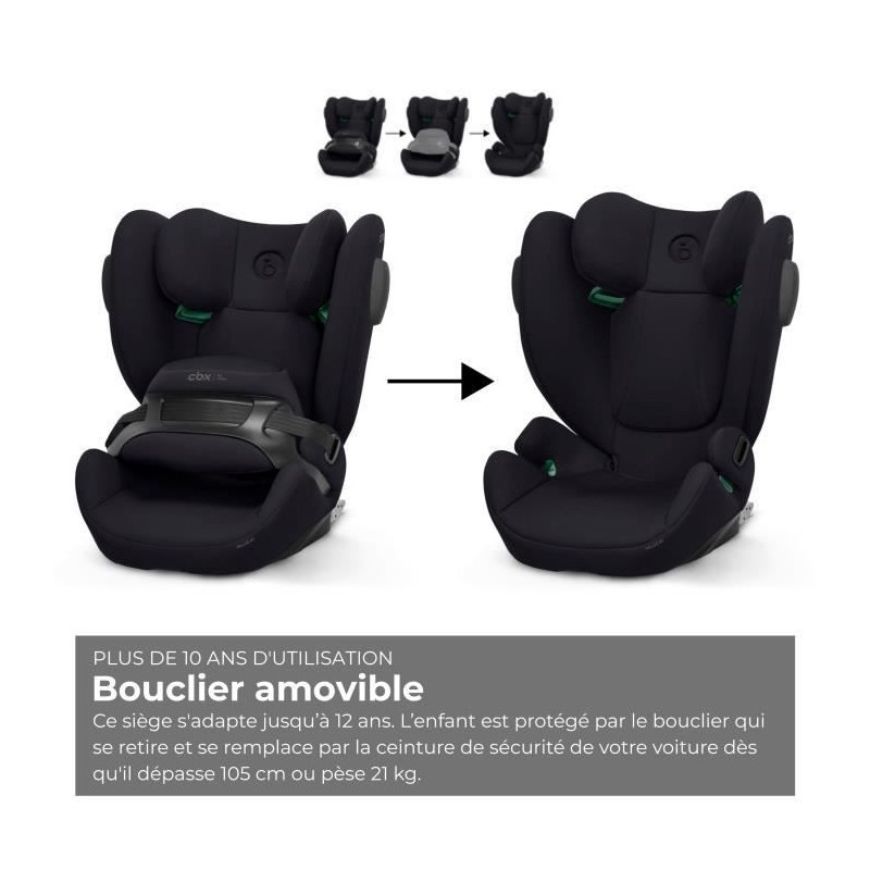 Car seat - CYBEX - Pallas B3 i-Size Pure Black - Group 1/2/3 - Reclini