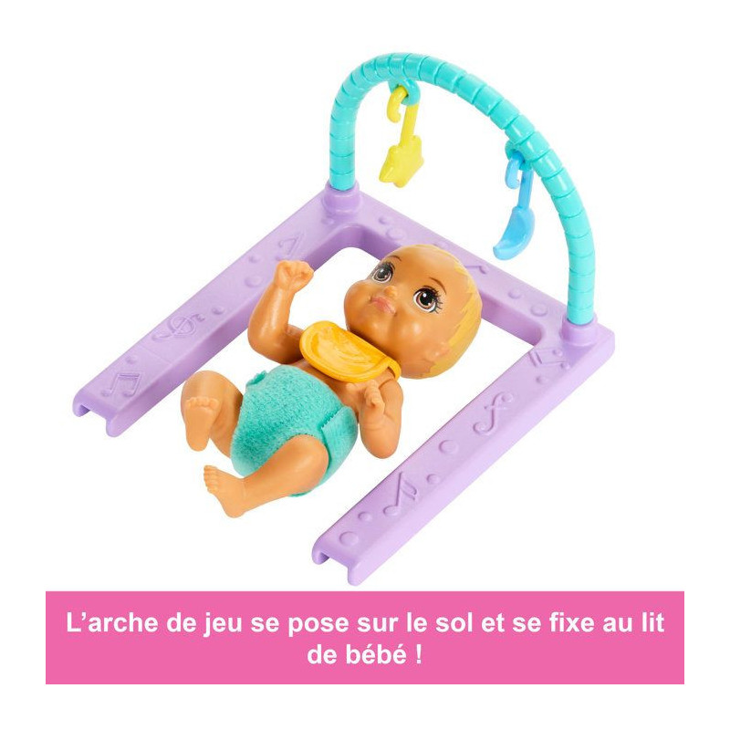 Barbie-The Twins' Room-Skipper Playset, Babies and Accessories HXM99