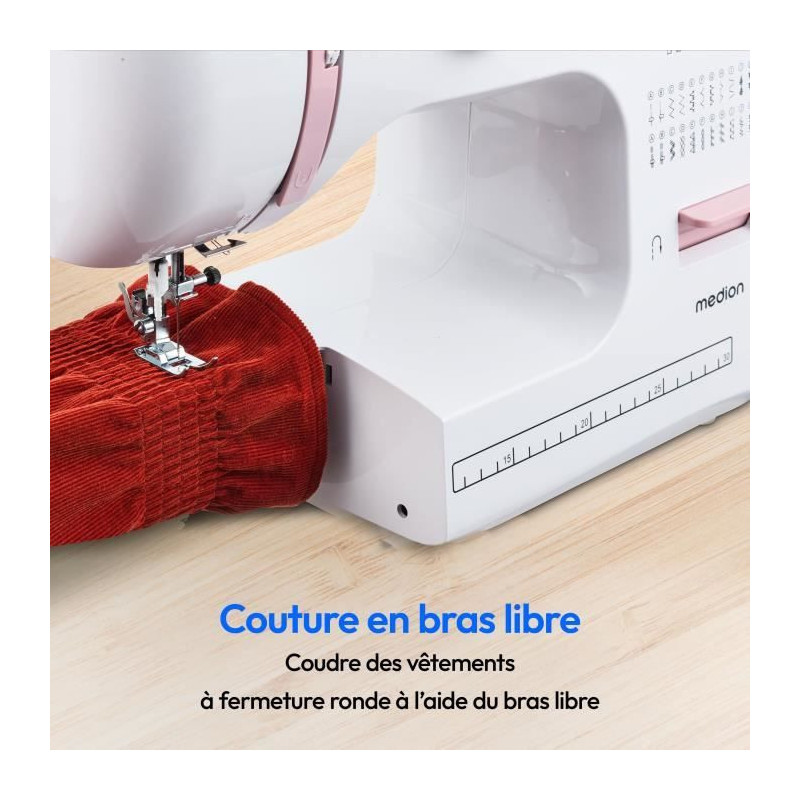 Sewing Machine - MEDION - SM 60 - 62W - 24 Stitches + Double Stitches