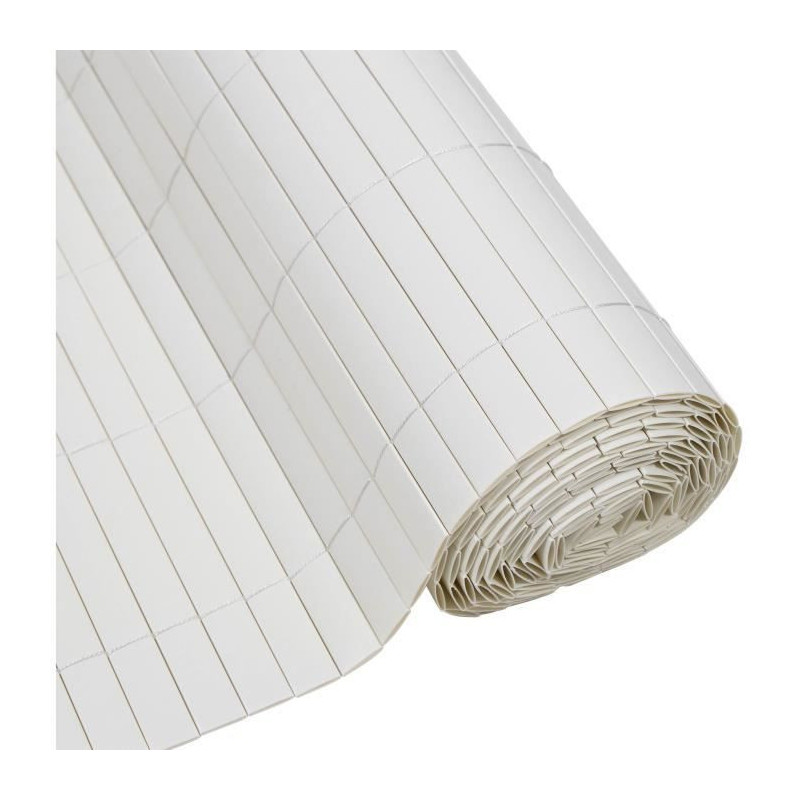 Double-sided PVC reed screen - NATURE - 1 x 3 m - 1600 g/m² - Blackou