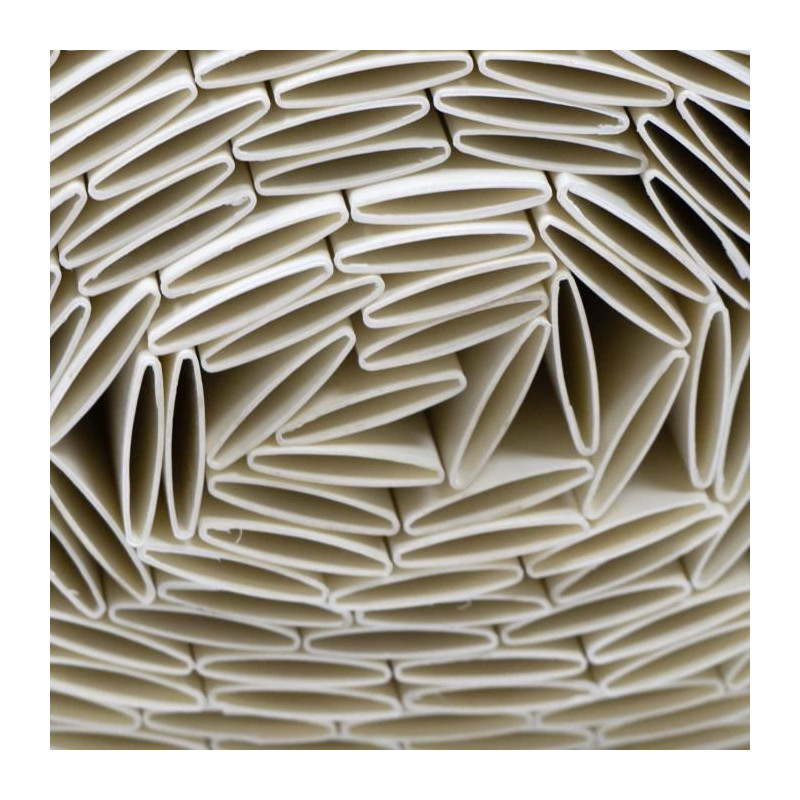 Double-sided PVC reed screen - NATURE - 1 x 3 m - 1600 g/m² - Blackou