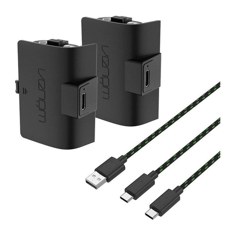Venom Pack of Two Rechargeable Batteries for Xbox Series X Controller