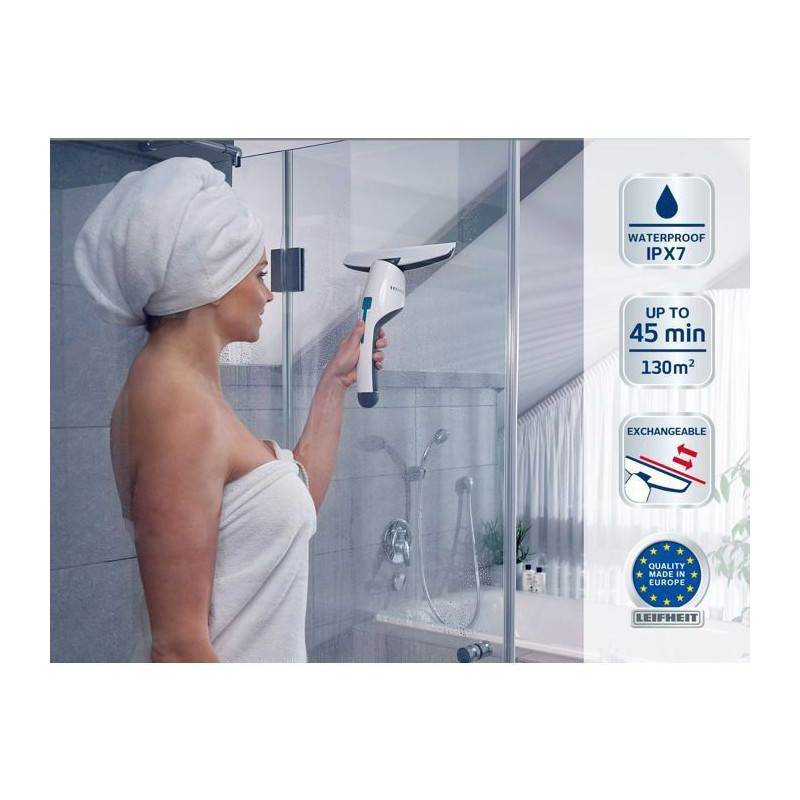 Leifheit 51035 - Vitrian vacuum cleaner and Nemo bathroom - 60ml tank